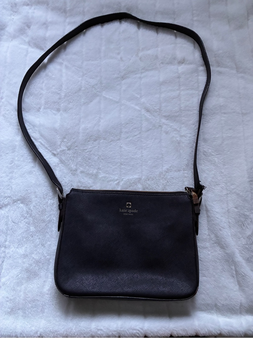 Kate Spade Black Leather Crossbody Bag – Genuine Leather (Read Description)